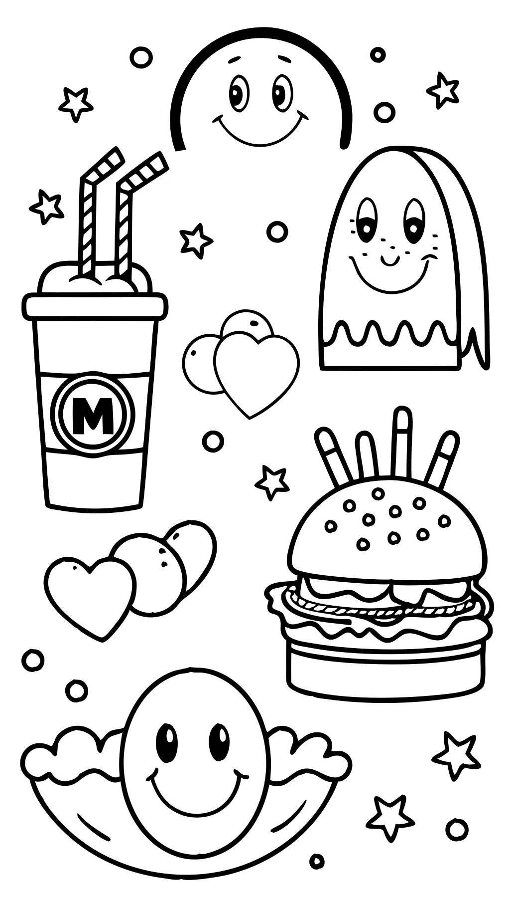 mcdonalds coloring pages